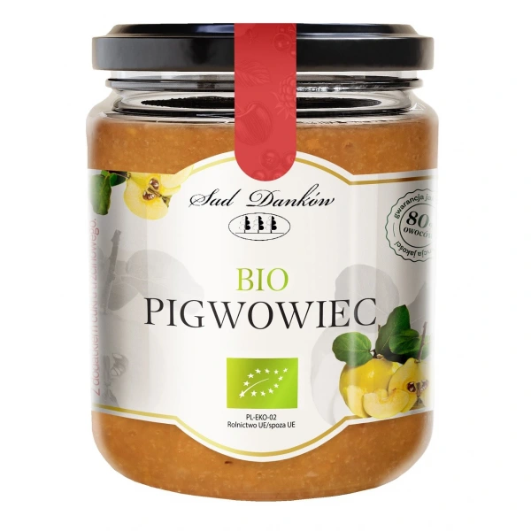 Sad danków pigwowiec 80 % z cukrem trzcinowym bio 250 g