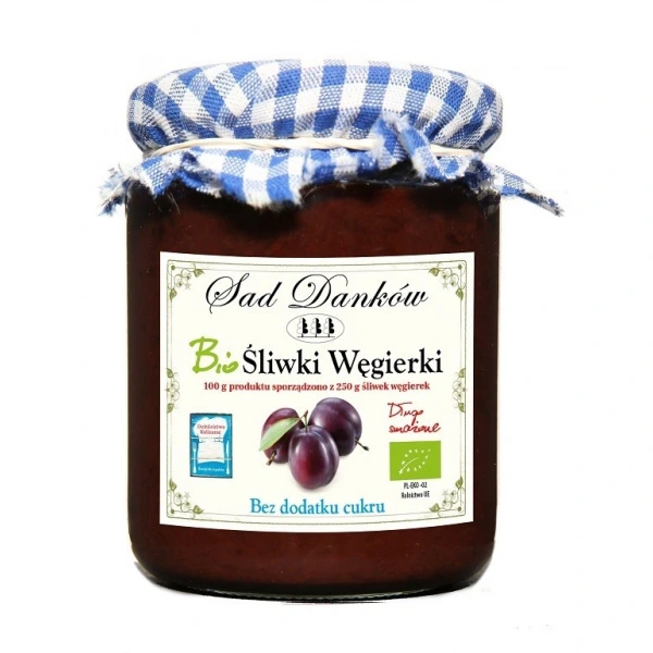 Sad danków śliwka węgierka bez dodatku cukrów bio 270 g
