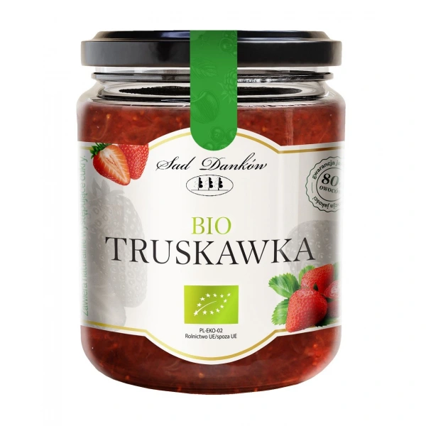 Sad danków truskawka 80 % bio 260 g