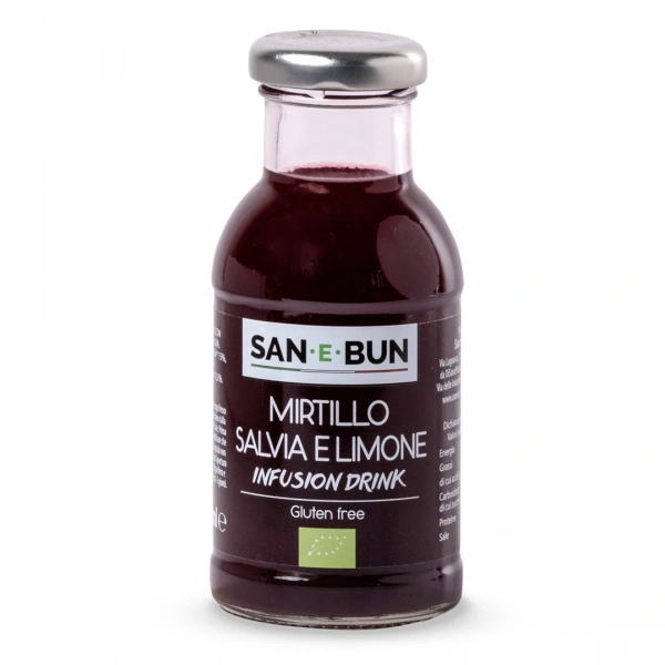 San e bun napój infusion jabłko  borówka  cytryna  szałwia bez dodatku cukrów bezglutenowy bio 200 ml