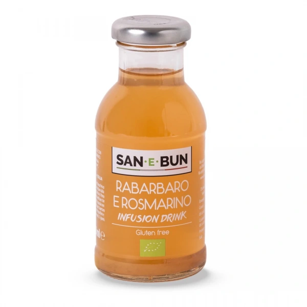 San e bun napój infusion jabłko  rabarbar  rozmaryn bez dodatku cukrów bezglutenowy bio 200 ml