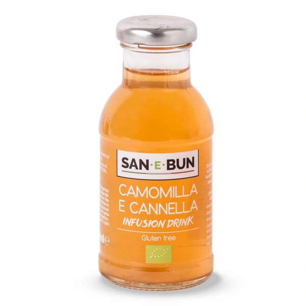 San e bun napój infusion jabłko  rumianek  cynamon bez dodatku cukrów bezglutenowy bio 200 ml