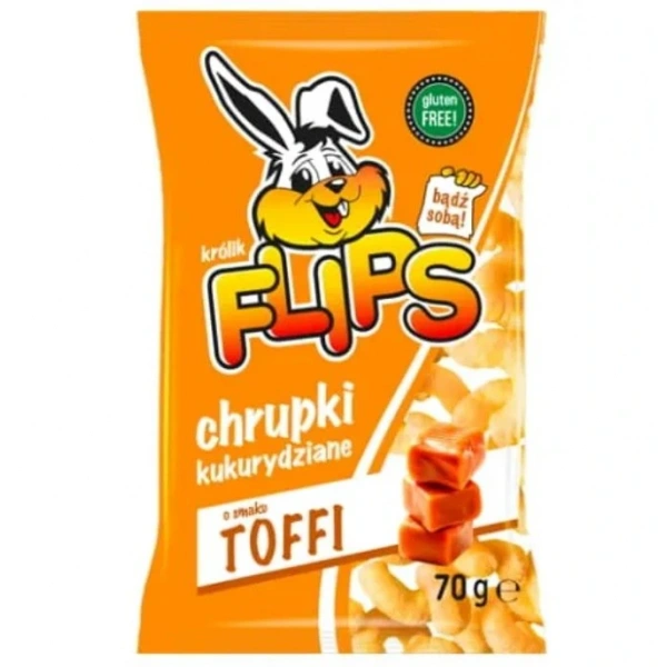 Sante Flips Chrupki Kukurydziane o Smaku Toffi 70g