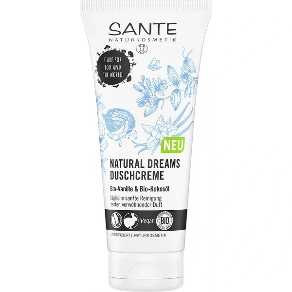 Sante krem pod prysznic natural dreams wanilia i olej kokosowy eco 200 ml