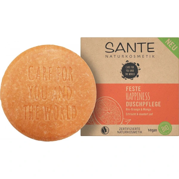 Sante mydło w kostce do ciała pomarańcza i mango happiness eco 80 g