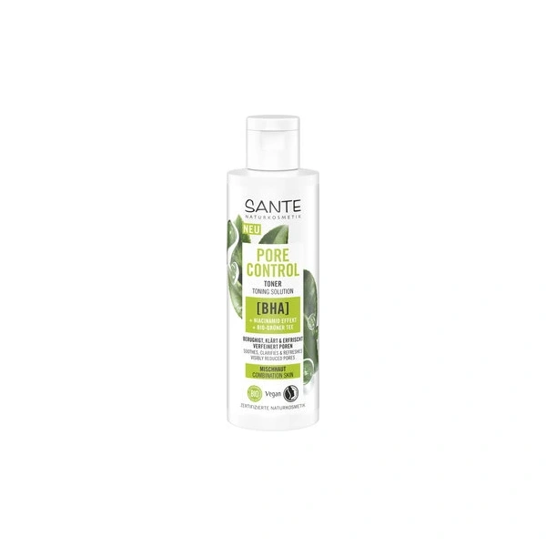Sante tonik do twarzy kontrola porów z kwasem bha i zieloną herbatą eco 125 ml