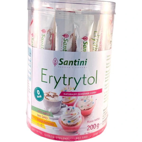 Santini erytrytol w saszetkach bezglutenowy (40 x 5 g) 200 g