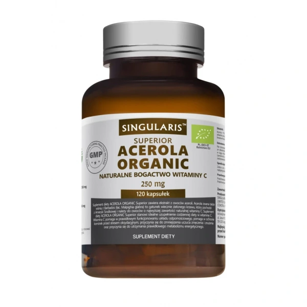 Singularis Acerola Organic 250 mg 120 kapsułek