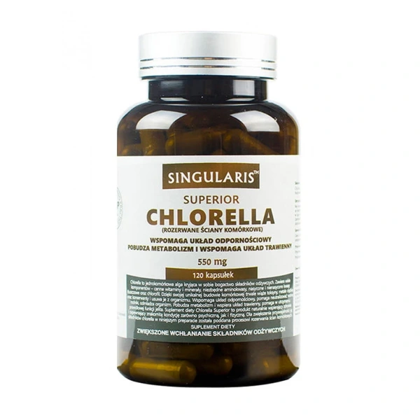 Singularis Chlorella 550 mg 120 kapsułek