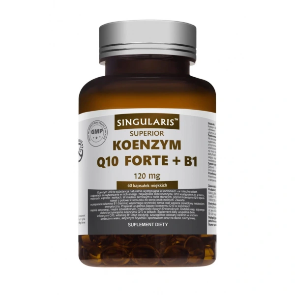 Singularis Superior Koenzym Q10 Forte + B1 120mg 60 kapsułek