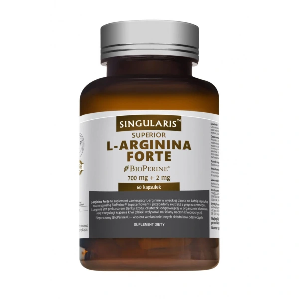 Singularis Superior L-Arginina Forte 700 mg 60 kapsułek