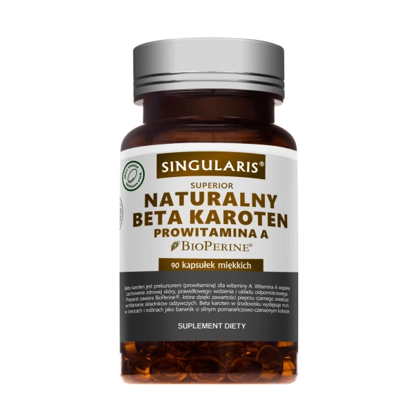 Singularis Superior Naturalny Beta Karoten prowitamina A 90 kapsułek