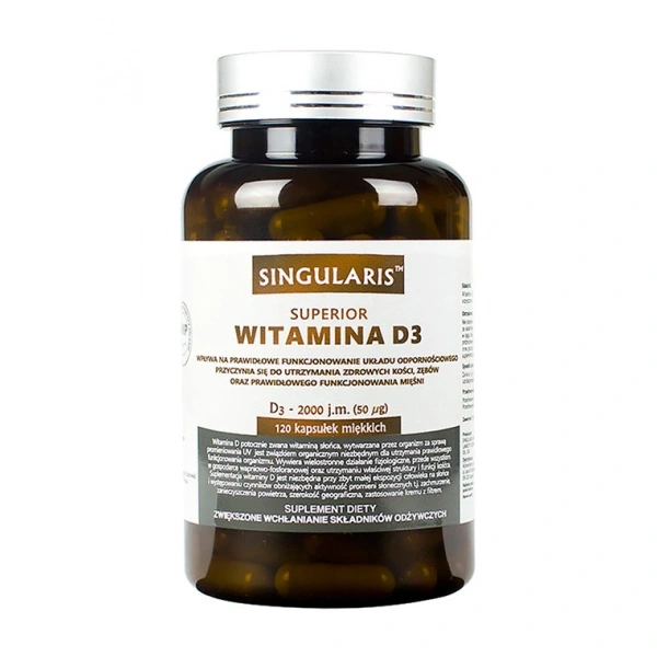 Singularis Superior Witamina D3 2000 iu 120 kapsułek miękkich