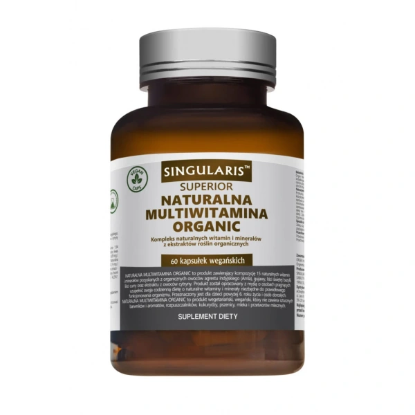 Singularis Superior naturalna multiwitamina Organic 60 kapsułek wegańskich