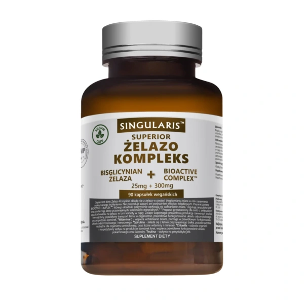 Singularis Superior Żelazo kompleks 25mg 90 kapsułek