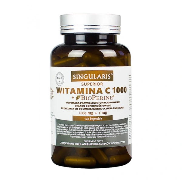 Singularis Witamina C 1000 + Bioperine® 120 kapsułek