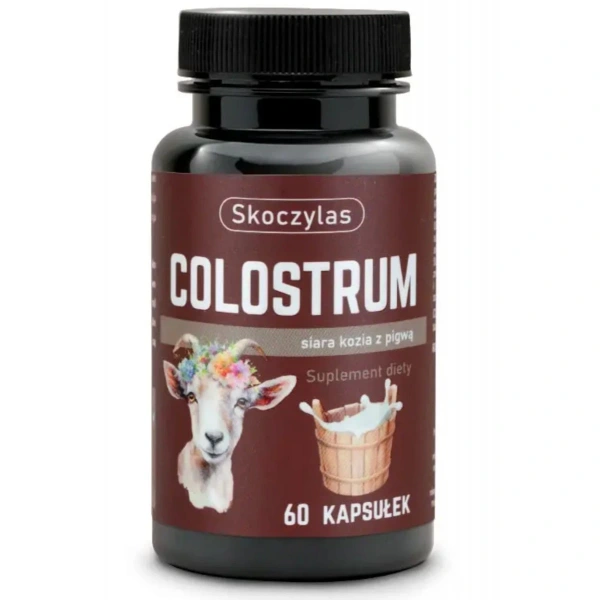 Skoczylas Colostrum siara kozia z pigwą 60 kapsułek