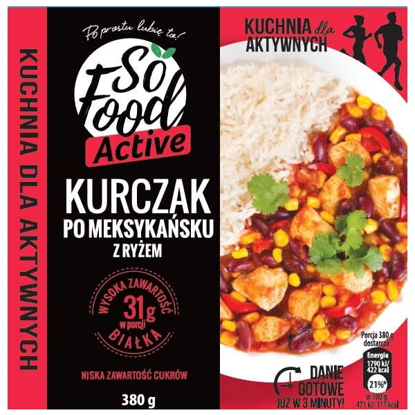 So food kurczak po meksykańsku z ryżem 380 g