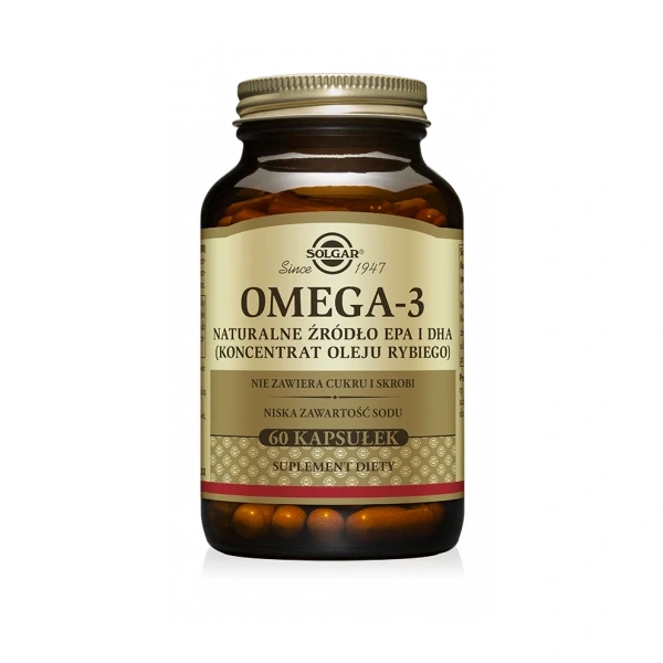 Solgar Omega 3 Naturalne źródło EPA i DHA (60 kaps.)