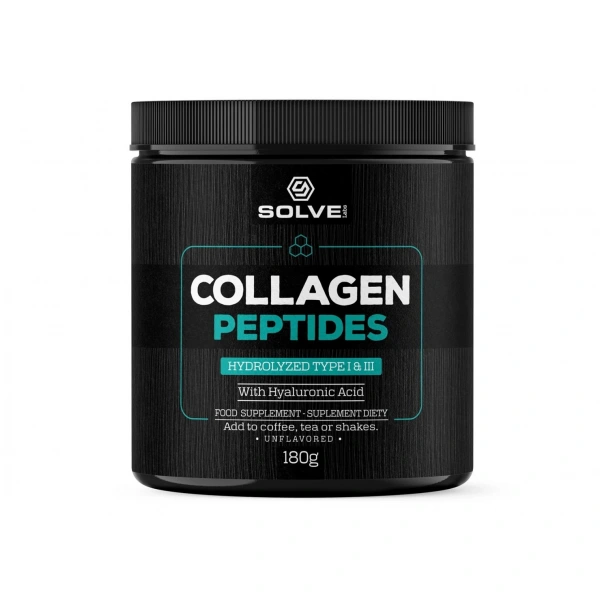 SolveLabs Collagen (hydrolizowany kolagen w proszku) typu 1 i 3 180g