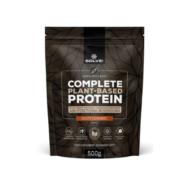 SolveLabs Complete Plant-based Protein 500g o smaku słonego karmelu