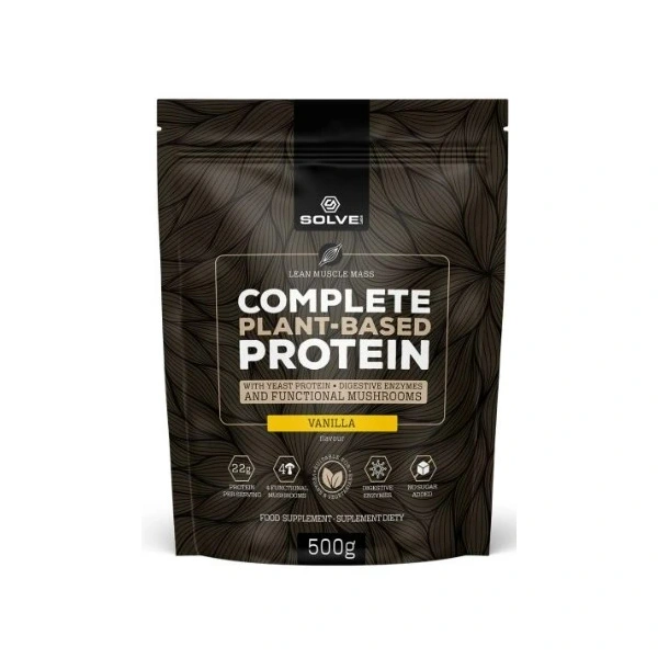 SolveLabs Complete Plant-based Protein 500g o smaku waniliowym