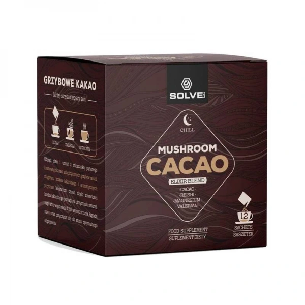 SolveLabs Mushroom Cacao Elixir 12 saszetek