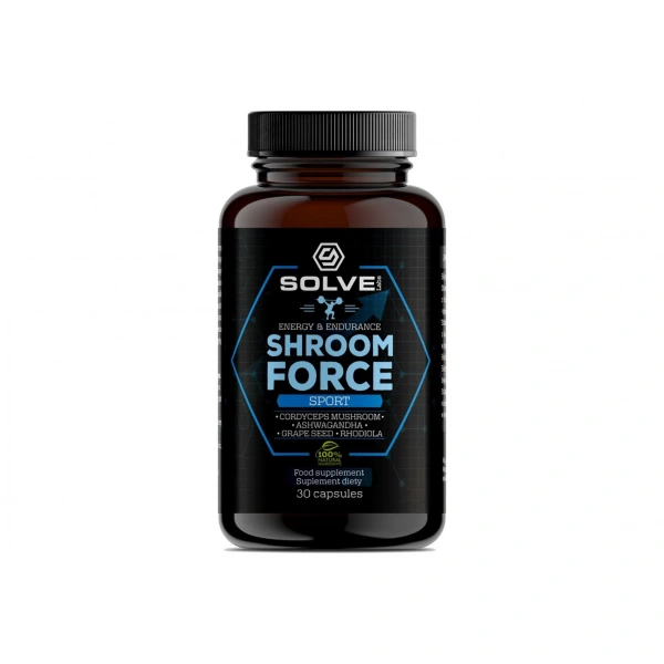 SolveLabs Shroom Force - Cordyceps Sinensis Atp Pre-workout 30 kapsułek