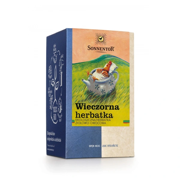 Sonnentor herbatka ziołowo  owocowa wieczorna (evening tea) bio (18 x 1,5 g) 27 g