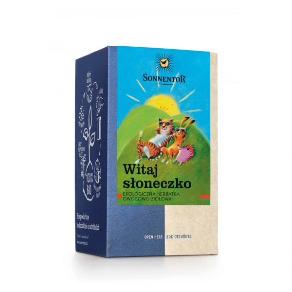 Sonnentor herbatka ziołowo  owocowa witaj słoneczko (hello sunshine) bio (18 x 2,5 g) 45 g
