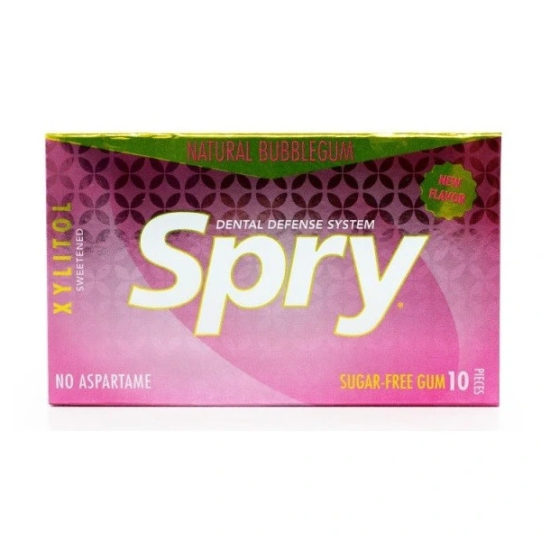 Spry guma do żucia z ksylitolem o smaku gumy balonowej bezglutenowa (10 szt.) 12 g