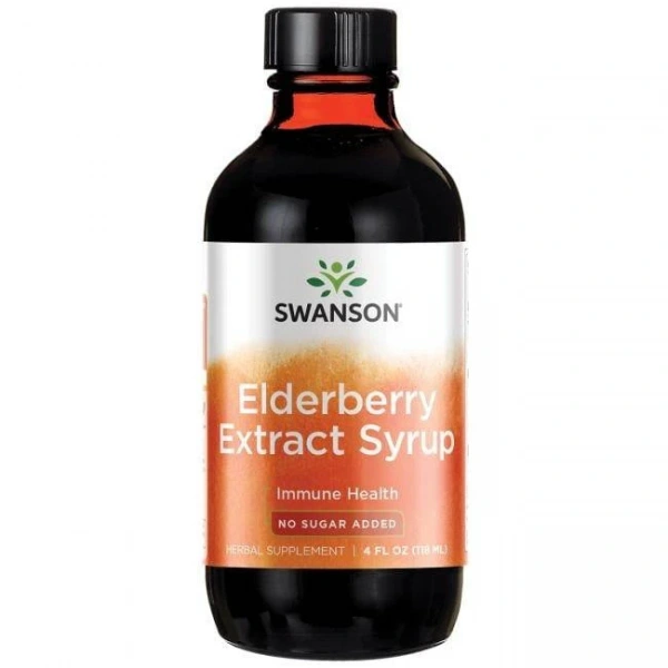 Swanson Elderberry Extract Syrup - Syrop z czarnego bzu (118 ml)