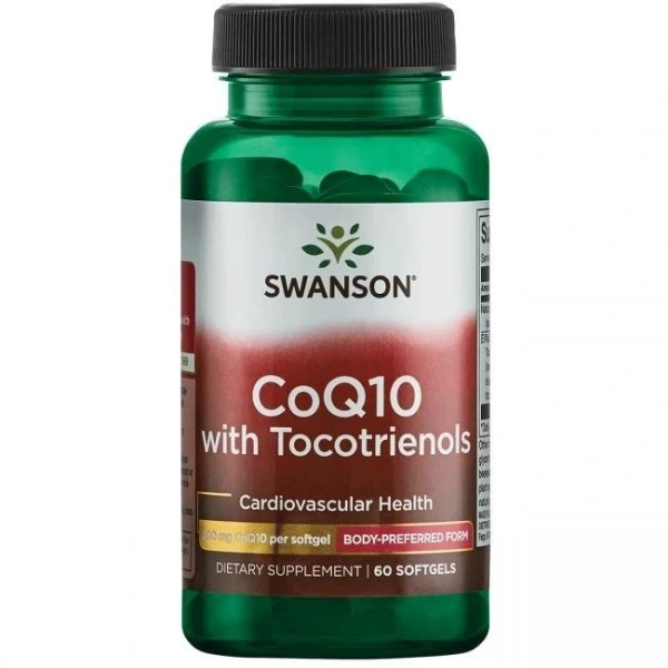 Swanson Koenzym Q10 200 mg + tokotrienole 20 mg (60 kaps.)