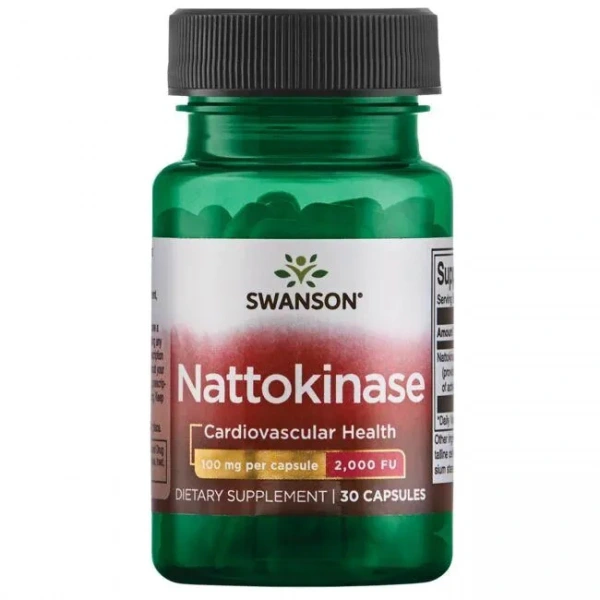 Swanson Nattokinaza 100mg 2000 FU 30 kapsułek