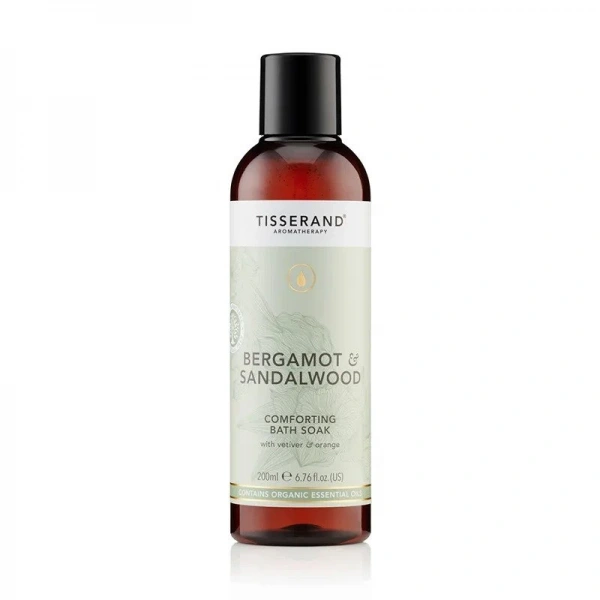 TISSERAND AROMATHERAPY Bergamot & Sandalwood Comforting Bath Soak - Płyn do kąpieli (200 ml)