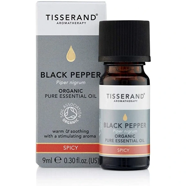 TISSERAND AROMATHERAPY Black Pepper Organic - Olejek z Czarnego Pieprzu (9 ml)