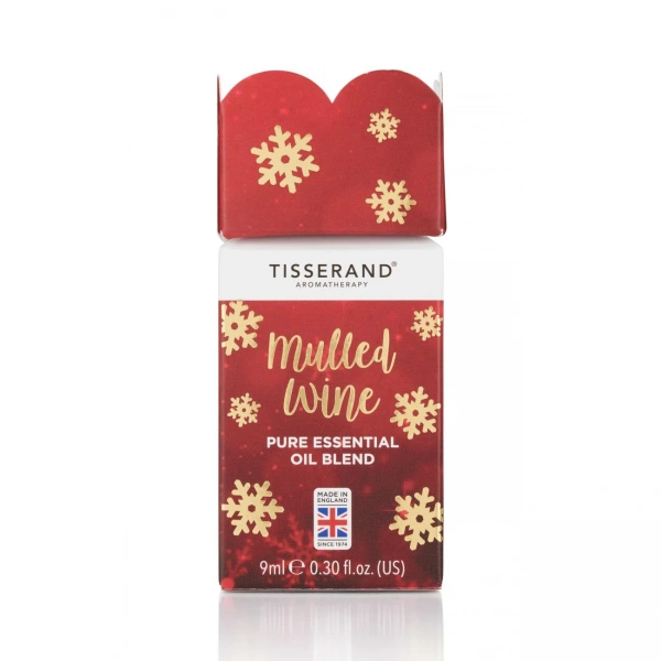 TISSERAND AROMATHERAPY Olejek o zapachu grzanego wina (Mulled Wine) w świątecznym opakowaniu (9 ml)