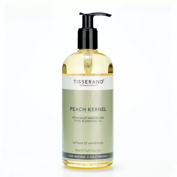 TISSERAND AROMATHERAPY Peach Kernel Ethically Harvested - Olejek bazowy / Olejek do Masażu z Pestek Brzoskwini (500 ml)