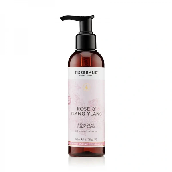 TISSERAND AROMATHERAPY Rose & Ylang Ylang Indulgent Hand Wash - Żel do mycia rąk Róża i Ylang Ylang (195ml)