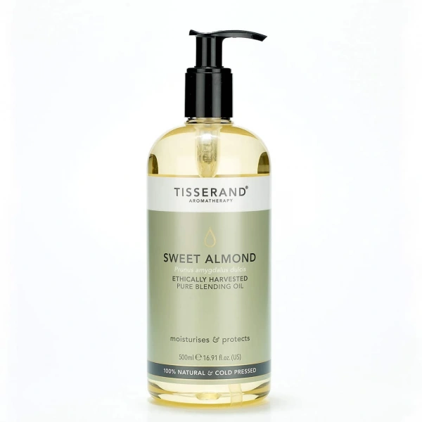 TISSERAND AROMATHERAPY Sweet Almond Ethically Harvested - Olejek bazowy / Olejek do Masażu z Migdałów (500 ml)