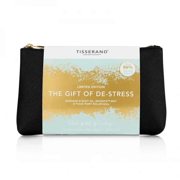TISSERAND AROMATHERAPY The Gift of De-Stress - Zestaw upominkowy 3 produktów w kosmetyczce