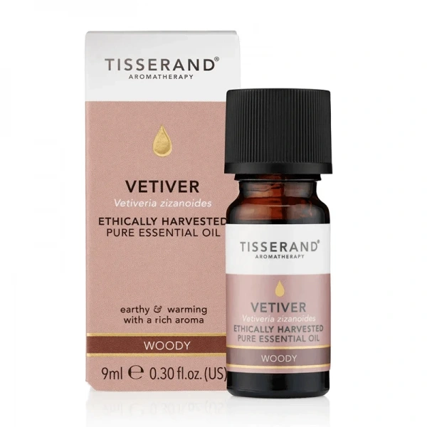 TISSERAND AROMATHERAPY Vetiver Ethically Harvested - Olejek Wetyweria (9 ml)