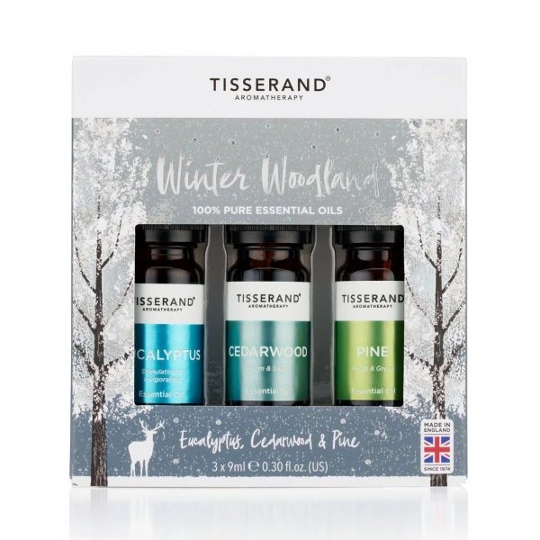 TISSERAND AROMATHERAPY Zestaw 3 olejków eterycznych ""Winter Woodland"" w świątecznym opakowaniu (3 x 9 ml)