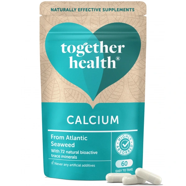 TOGETHER Calcium - from pure calcified seaweed - Wapń (60 kaps.)