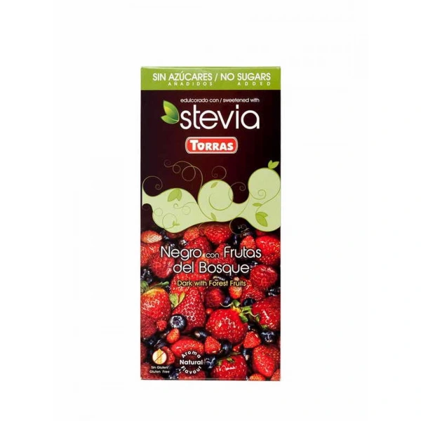 TORRAS Czekolada gorzka z owocami leśnymi B/C  BEZG. 125 g