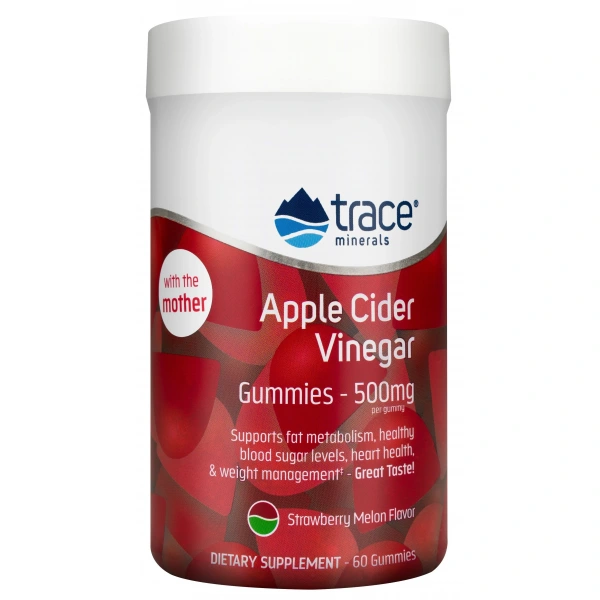 TRACE MINERALS Apple Cider Vinegar Gummies (60 żelek)