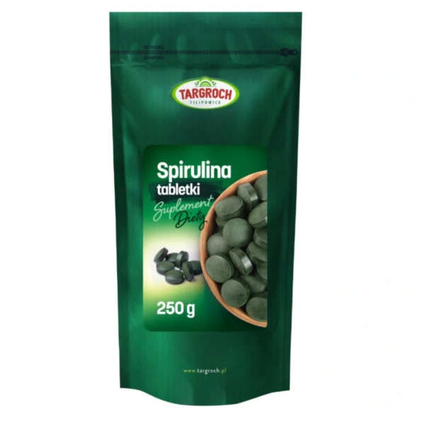 Targroch Spirulina 250mg w tabletkach 250g