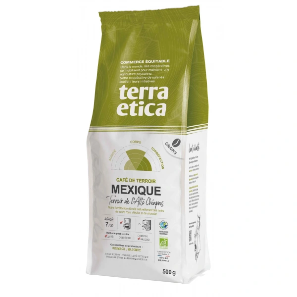 Terra etica kawa ziarnista arabica 100 % meksyk bio 500 g