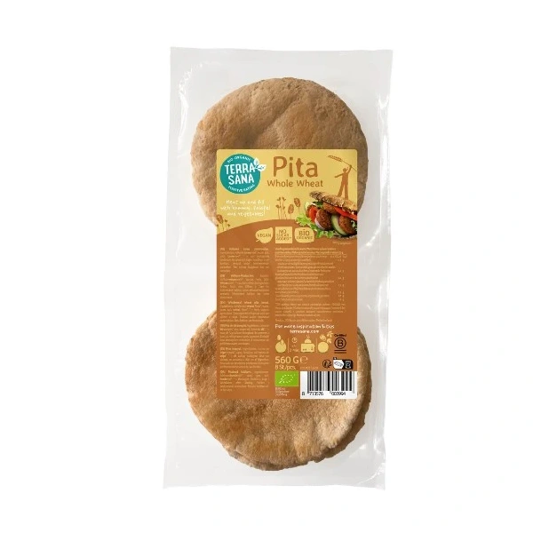 Terrasana chleb pita pełnoziarnisty bio 560 g