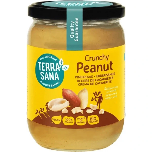 Terrasana krem z prażonych orzeszków ziemnych crunchy bio 500 g